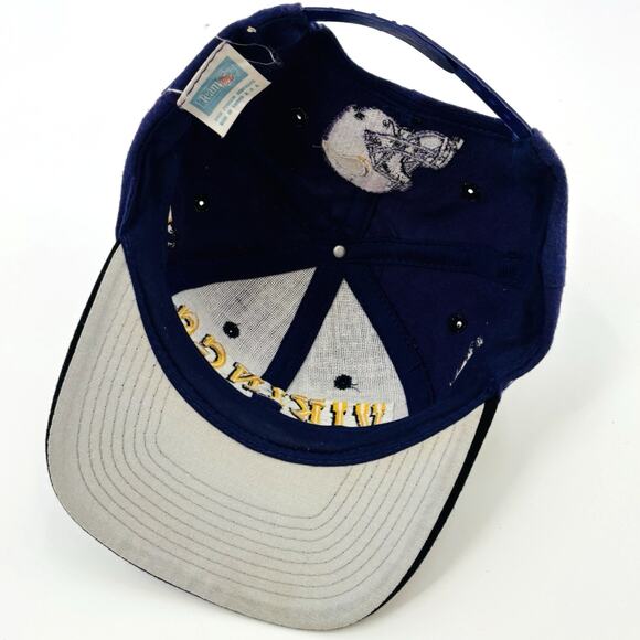 Vintage Minnesota Vikings Hat Cap SnapBack Blockhead 90’s NFL - Picture 5 of 6